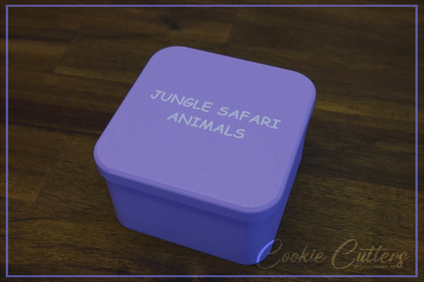 Jungle Safari Cookie Cutter Storage Container