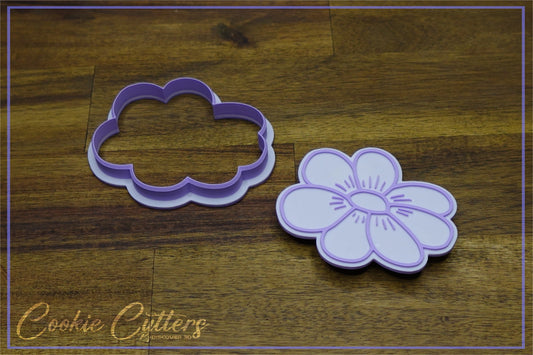 Flower Cookie Cutter/Stamp Embosser #FL6