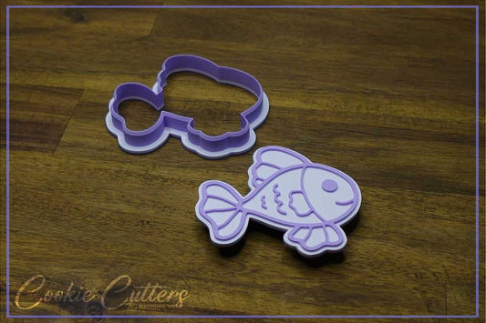 Fish Cookie Cutter/Stamp Embosser #UW7