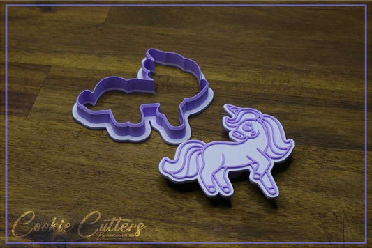 Unicorn Cookie Cutter/Stamp Embosser #5