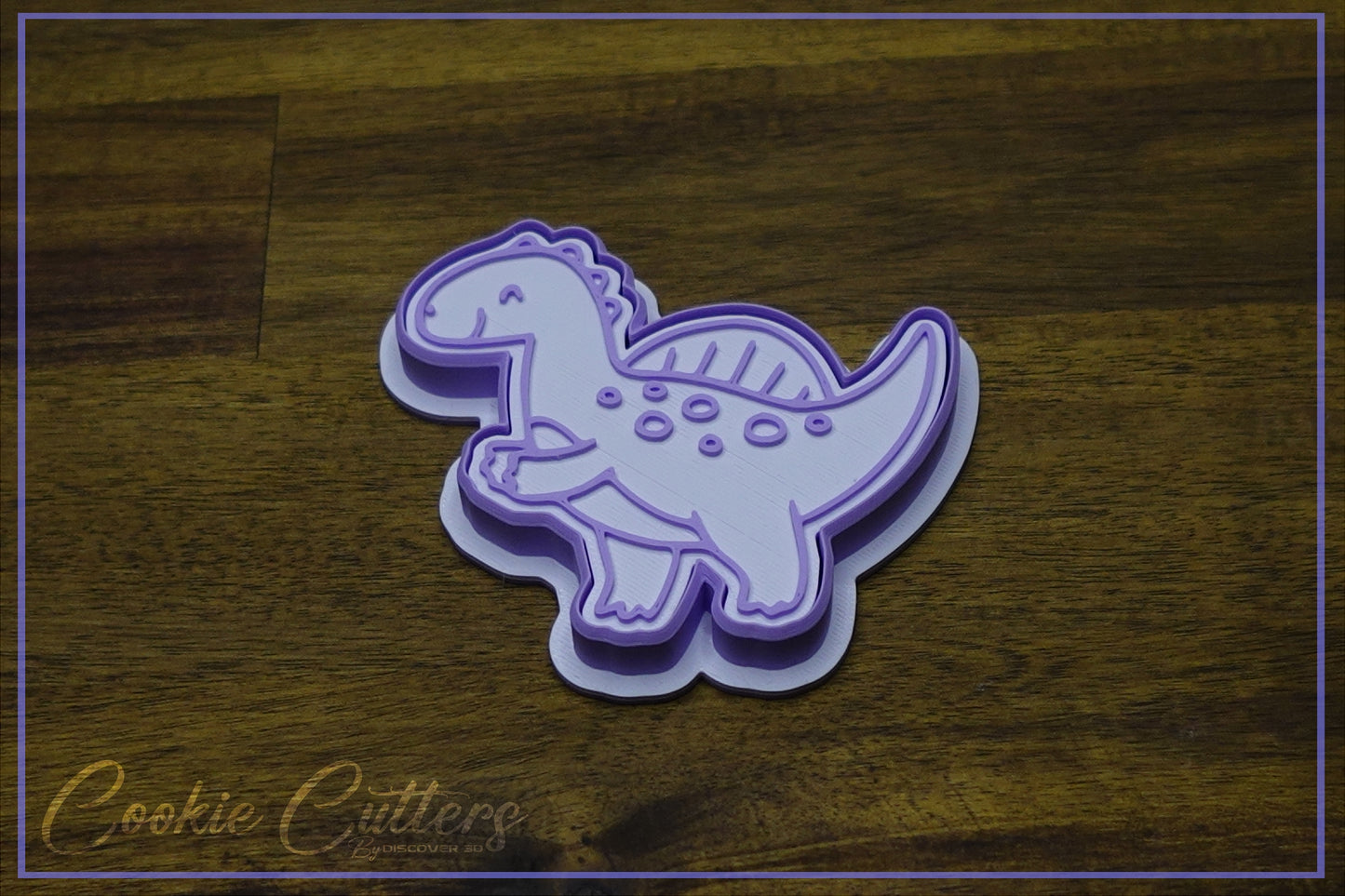 Dinosaur Cookie Cutter/Stamp Embosser #D9