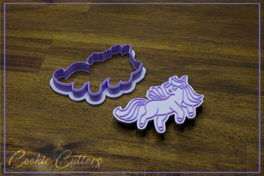 Unicorn Cookie Cutter/Stamp Embosser #4