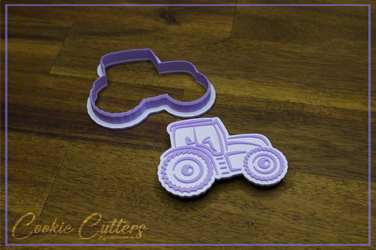 Farm Tractor Cookie Cutter/Stamp Embosser #CTT3