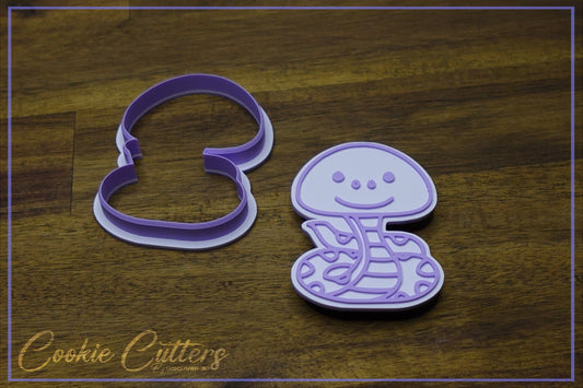 Cute Snake Cookie Cutter/Stamp Embosser #JS9