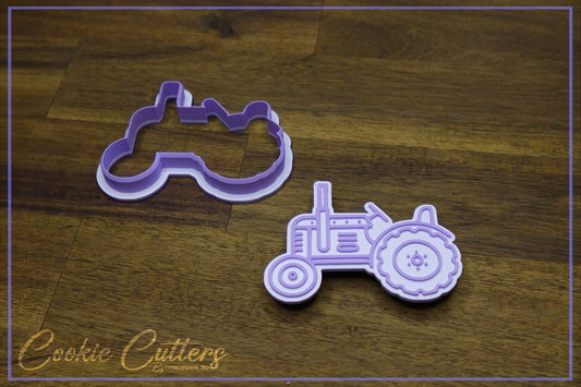 Old Farm Tractor Cookie Cutter/Stamp Embosser #CTT4