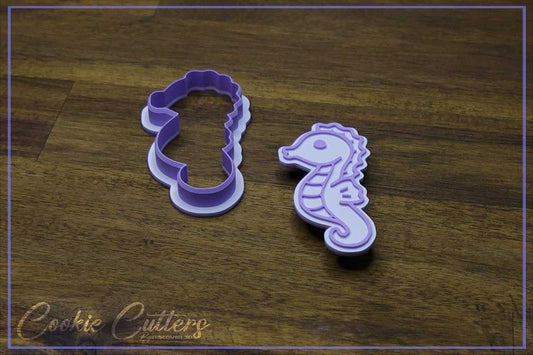Seahorse Cookie Cutter/Stamp Embosser #UW2