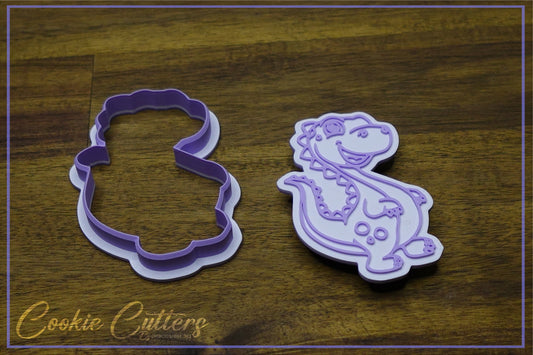 Dinosaur Cookie Cutter/Stamp Embosser #D10