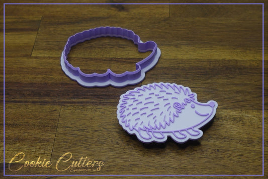 Hedgehog Woodland Animal Themed Cookie Cutter/Stamp Embosser #WA15