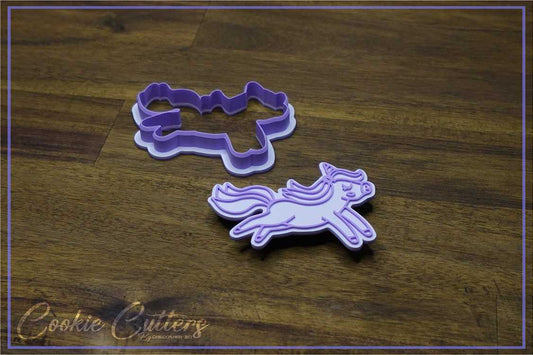 Unicorn Cookie Cutter/Stamp Embosser #1