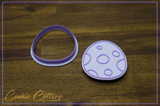 Dinosaur Egg Cookie Cutter/Stamp Embosser #D8