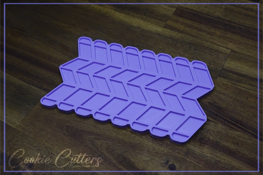 Tyre Tread Pattern Press/Stamp - Large For Cakes