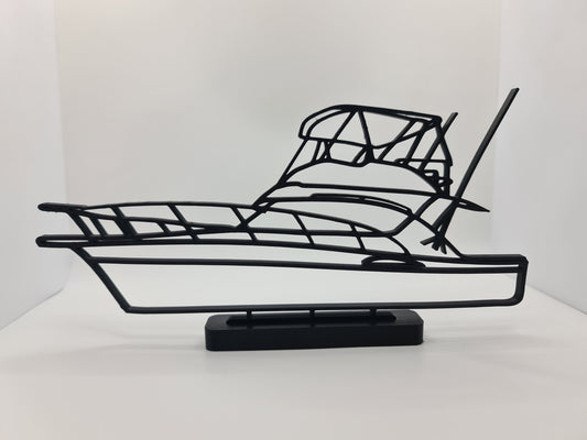 Boat Line Art - Riviera Inspired