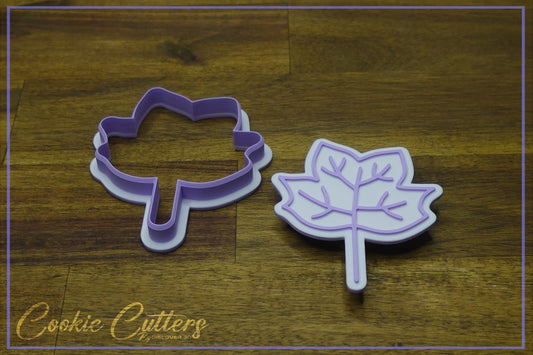 Tree Leaf Plant Woodland Themed Cookie Cutter/Stamp Embosser #WA17