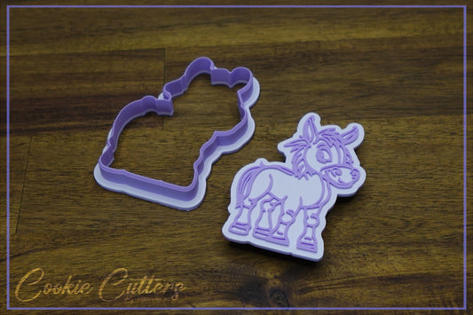 Donkey Farm Animal Cookie Cutter/Stamp Embosser #FA1