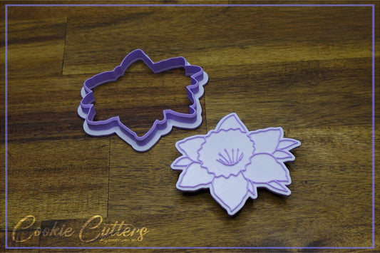 Floral Flower Cookie Cutter/Stamp Embosser #FL3