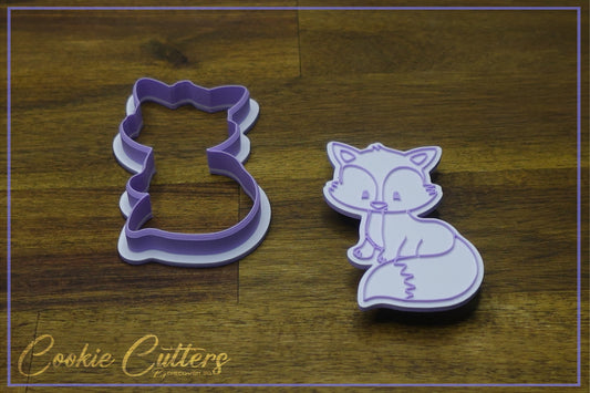 Fox Woodland Animal Themed Cookie Cutter/Stamp Embosser #WA1