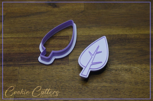 Tree Leaf Woodland Themed Cookie Cutter/Stamp Embosser #WA8