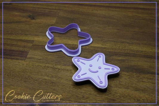 Starfish Cookie Cutter/Stamp Embosser #UW8