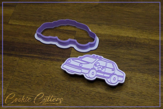 Police or Sherriff Car Cookie Cutter/Stamp Embosser #CTT8