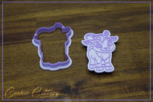 Goat Farm Animal Cookie Cutter/Stamp Embosser #FA12