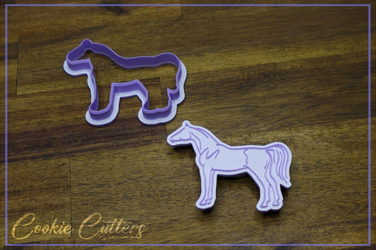 Horse Cookie Cutter/Stamp Embosser #HS4