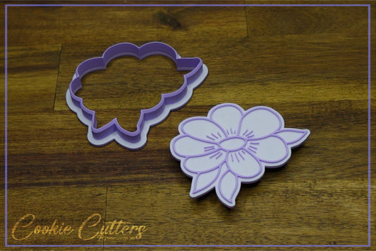 Flower & Petals Cookie Cutter/Stamp Embosser #FL5