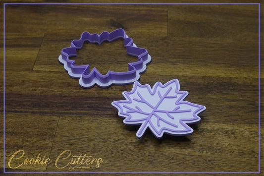 Tree Leaf Woodland Themed Cookie Cutter/Stamp Embosser #WA10