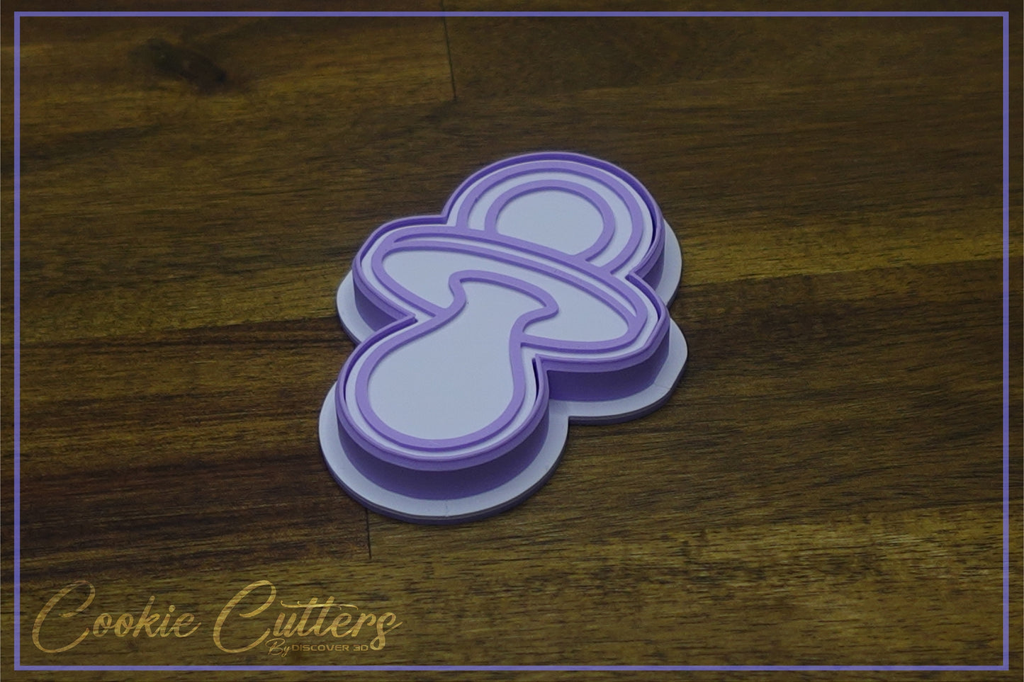 Baby Pacifier Dummy Cookie Cutter/Stamp Embosser #BN2