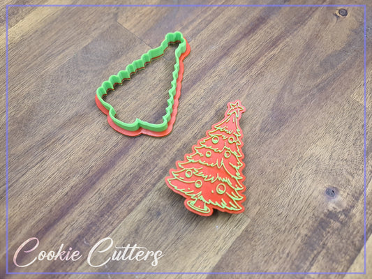 Christmas Tree Cookie Cutter/Stamp Embosser