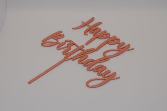Happy Birthday Cake Topper