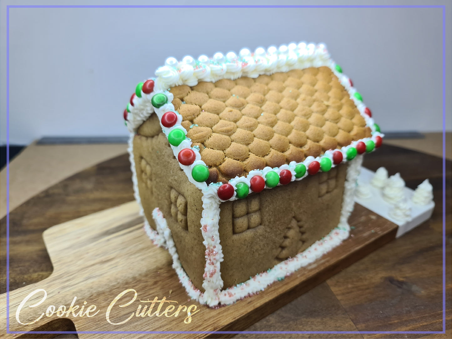 A Gingerbread House Cutter/Stamp Kit Christmas
