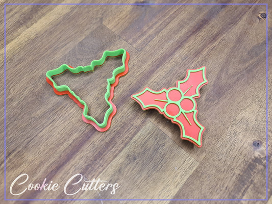 Christmas Mistletoe Cookie Cutter/Stamp Embosser