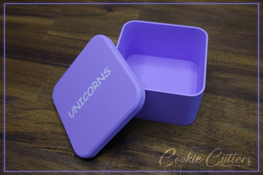 Unicorn Cookie Cutter Storage Container