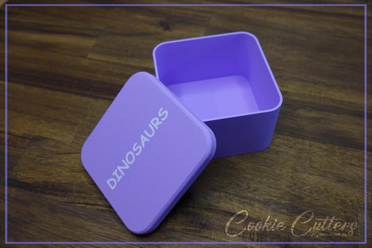 Dinosaur Cookie Cutter Storage Container